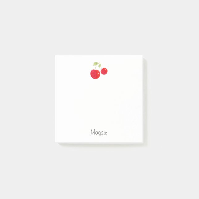 Aquarellkirchen - Nachhinweise Post-it Klebezettel (Vorderseite)