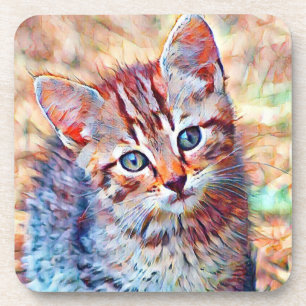 Aquarellkitt Getränkeuntersetzer