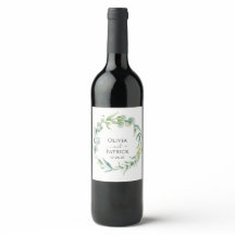Aquarellkranz-Grüner Eukalyptus-Klassiker
