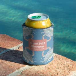 Aquarellkrebs Urlaub Zuhause Drink Hugger Dosenkühler