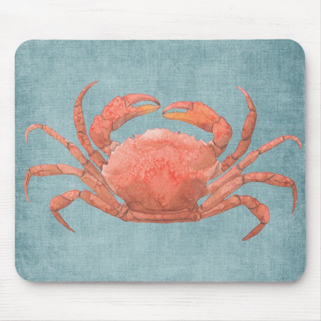 Aquarellkrebse Mousepad (Vorne)