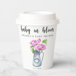 Aquarellkrug von Blume - Blütenbaby Pappbecher