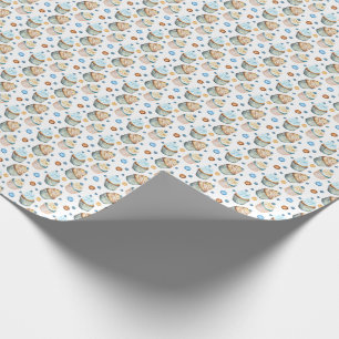 Aquarellkuchen Geschenkpapier