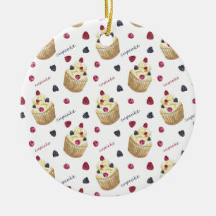 Aquarellkuchen Keramikornament