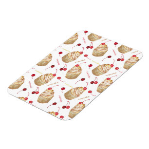 Aquarellkuchen Magnet