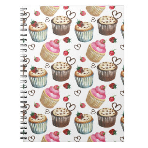 Aquarellkuchen Notizblock