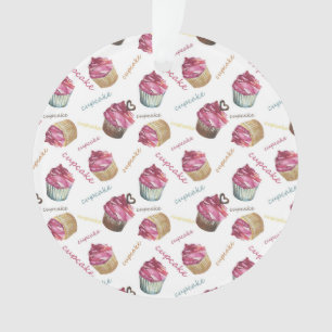 Aquarellkuchen Ornament