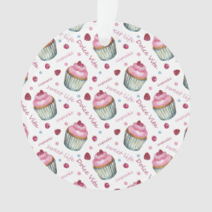 Aquarellkuchen Ornament