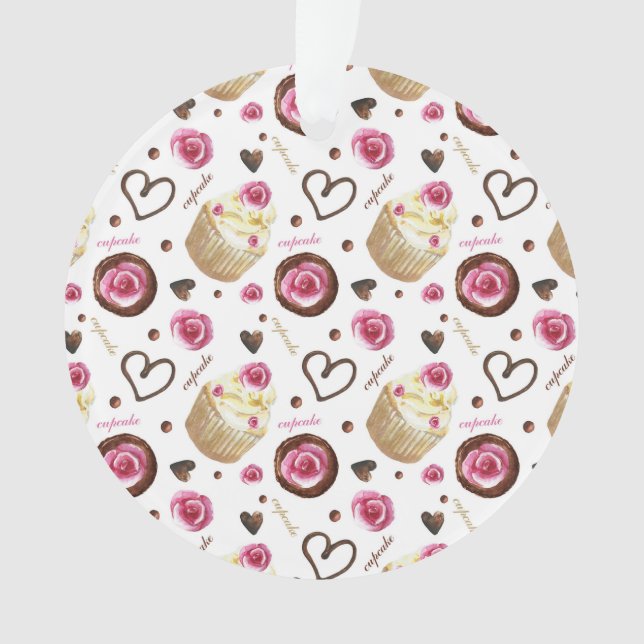 Aquarellkuchen Ornament (Vorderseite)