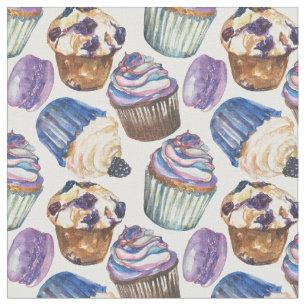 Aquarellkuchen Stoff