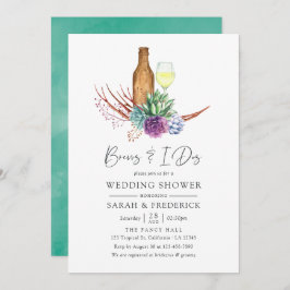 Aquarellkulente brechen vor dem I Dos Einladung