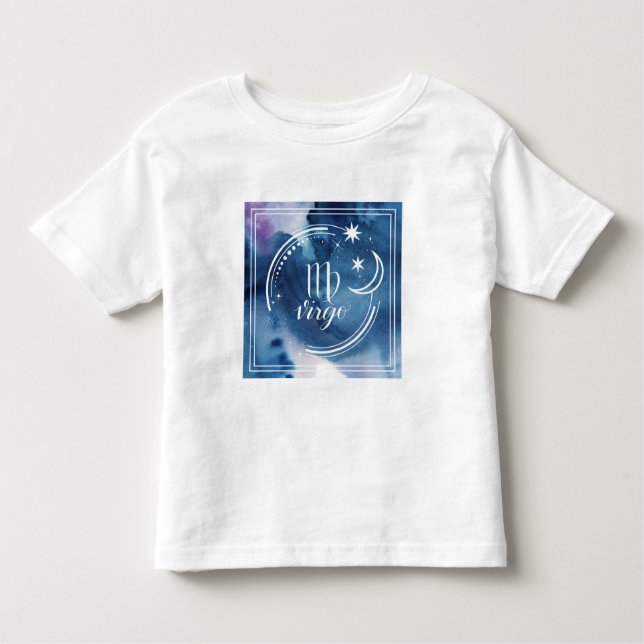 Aquarellkunde - Virgo Kleinkind T-shirt (Vorderseite)