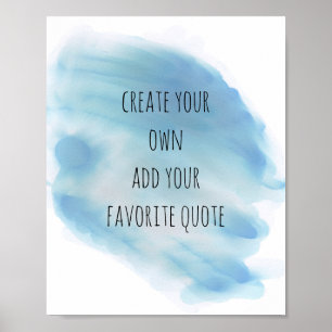 Aquarellkunst kreieren Sie Ihre eigene Mauerart aq Poster