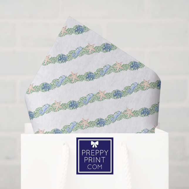 Aquarellküste Küste Weihnachtsgarten Seidenpapier (Von Creator hochgeladen)