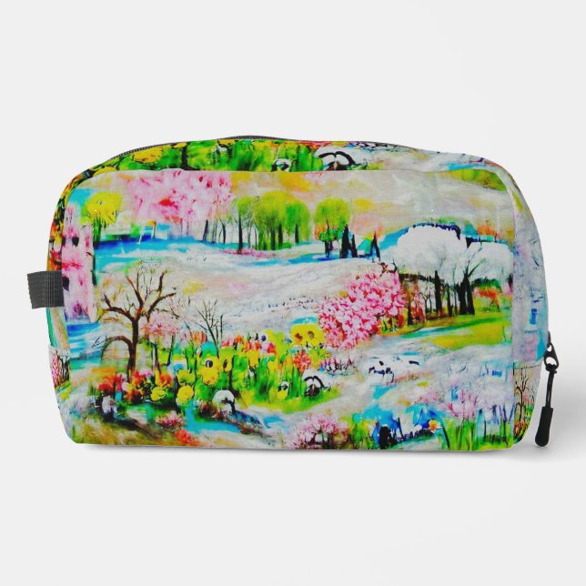 Aquarelllandschaft 2 Zubehörtasche Waschbeutel (Vorderseite)