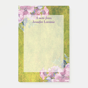 Aquarelllavender Floral Post-it Klebezettel