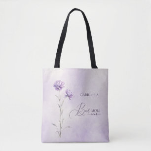 Aquarelllavender Meadow Wildblume Beste Mama