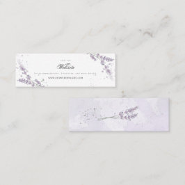 Aquarelllavender Webseite für Hochzeitsseminare Mini Visitenkarte