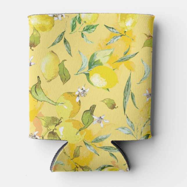 Aquarelllemon IV Dosenkühler (Vorderseite)