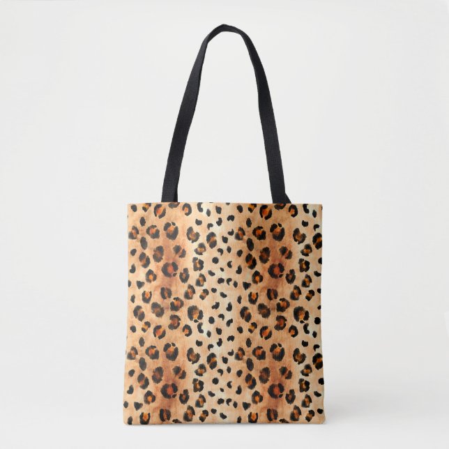 Aquarellleopard Print: Exotic Fur Textur (Vorderseite)
