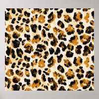 Aquarellleoparde, Farbverlauf von Krawatte und Far