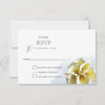 Aquarelllische Hochzeit RSVP
