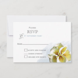 Aquarelllische Hochzeit RSVP Karte