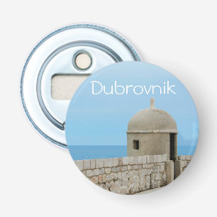 Aquarellmalerei an der Stadtmauer von Dubrovnik Flaschenöffner