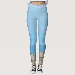 Aquarellmalerei an der Stadtmauer von Dubrovnik Leggings