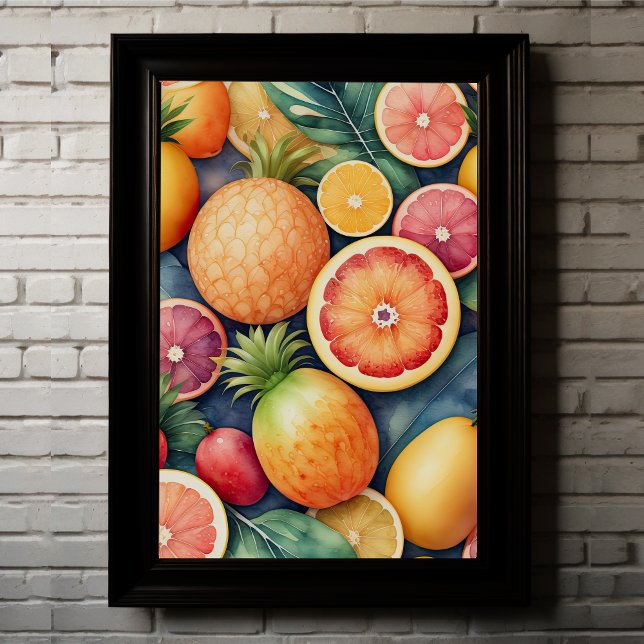 Aquarellmalerei auf Assorted Fruit IV Poster (Von Creator hochgeladen)