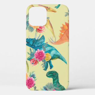 Aquarellmalerei Dinosaurier Muster. Nahtlose Beine Case-Mate iPhone Hülle