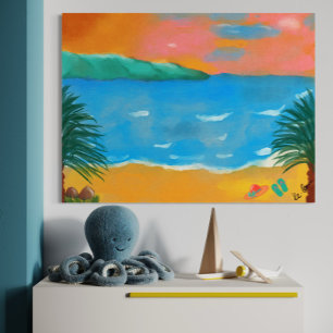 Aquarellmalerei Fotodruck