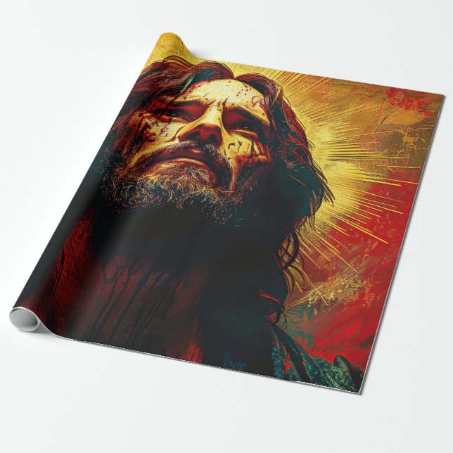 Aquarellmalerei Geschenkpapier (Ungerollt)