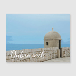 Aquarellmalerei in Dubrovnik Stadtmauer Magnet