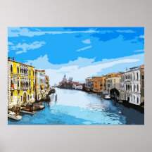 Aquarellmalerei in Venedig, Italien