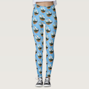 Aquarellmalerei Leggings