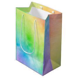 Aquarellmalerei mit personalisierten Knollen Mittlere Geschenktüte