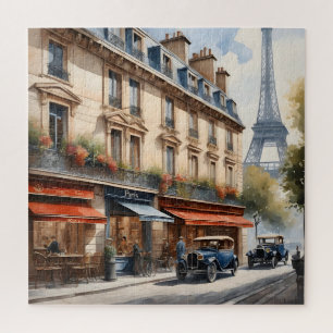 Aquarellmalerei Paris Puzzle