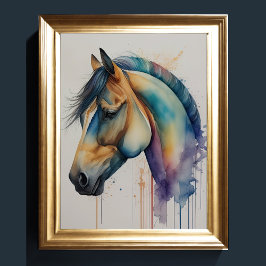 Aquarellmalerei Poster