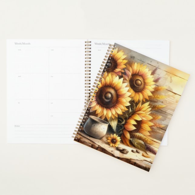 Aquarellmalerei Sonnenblumen Planer (Anzeige)