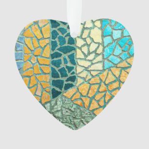 Aquarellmalerei Stone Mosaik + Ihre Ideen Ornament