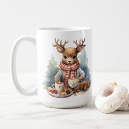 Aquarellmalerei Vintage Kaffee-Tasse Kaffeetasse