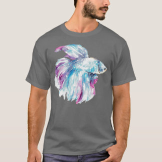 Aquarellmalerei von Betta 2 T-Shirt