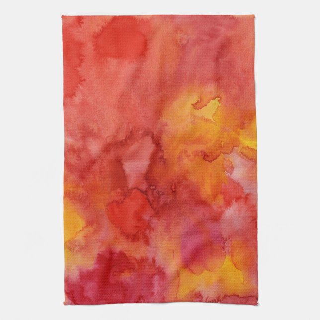 Aquarellmalereihintergrund Handtuch (Vertikal)