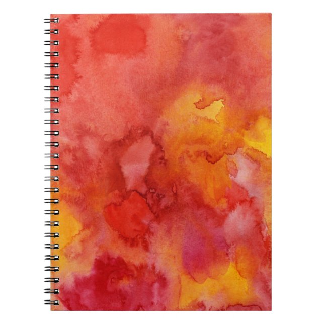Aquarellmalereihintergrund Notizblock (Vorderseite)