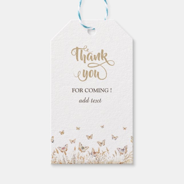 Aquarellmärsche Geschenkanhänger (Vorderseite)