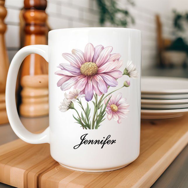 Aquarellmäuse Tasse, Individuelle Name Geschenk fü Kaffeetasse (personalized mug, student gift mug, birthday gift for her, mug for mom, mug for grandma, mothers day)
