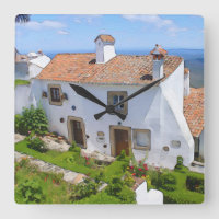 Aquarellmittelmeerhaus