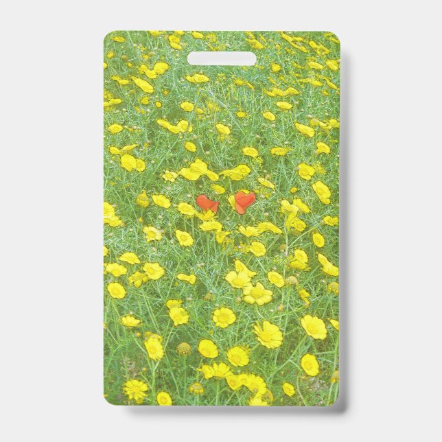 Aquarellmohn Ausweis (Vorderseite)