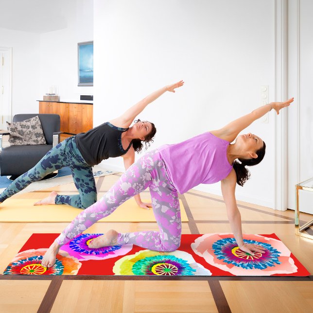 Aquarellmohn Yogamatte (Von Creator hochgeladen)